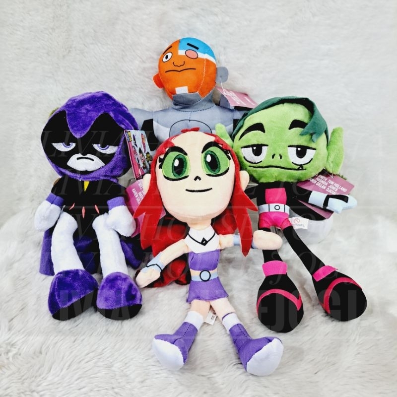Boneka Teen Titans Go Boneka Robin Boneka Cyborg Boneka Starfire Boneka Raven Boneka Beast Boy