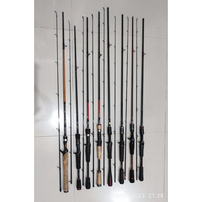 Rod BC second shimano, daiwa, relix, zen zagan dll