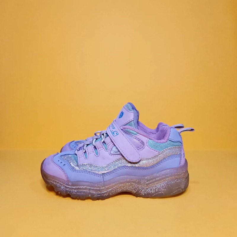 SEPATU ANAK SKECHERS D LITES SNOW PARK GIRLS KIDS PRELOVED