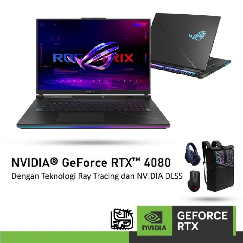 ASUS ROG Strix SCAR 18 G834JZ i9-13980HX RTX4080 32G 2TB 18" QHD 240Hz