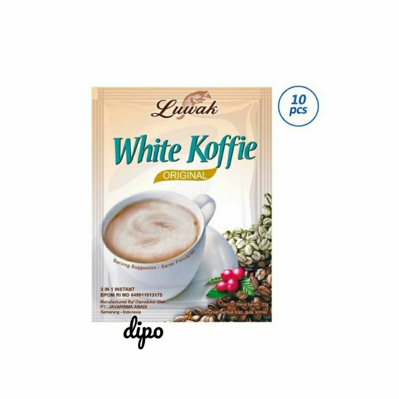 

(W) WHITE KOFFIE Kopi Luwak Renceng 10 sachet