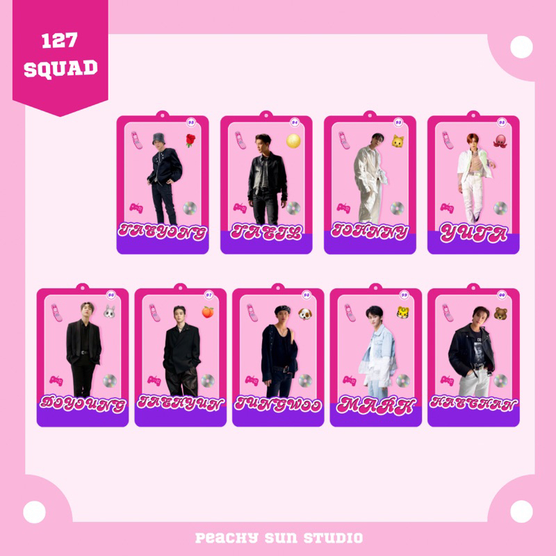 127 SQUAD — NCT 127 KEYCHAIN