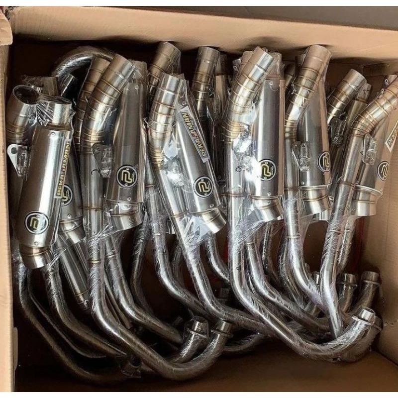 Knalpot racing P pekajaman Scorpio Byson Vixion CBR150R Verza CRF