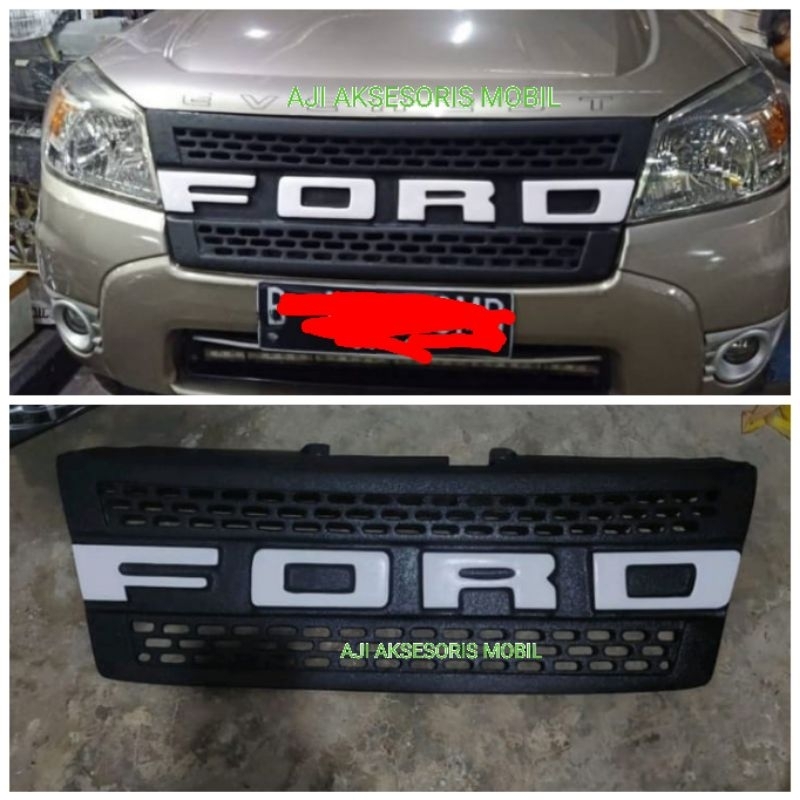GRILL FORD RANGER TAHUN 2009-2011 TULISAN PUTIH FORD RANGER