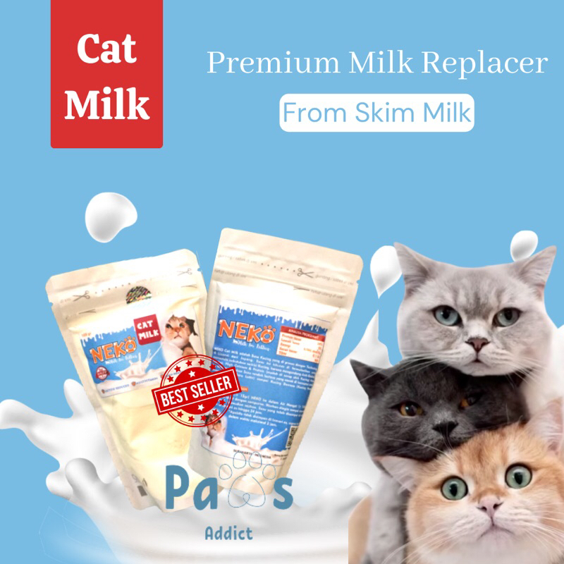 Susu Kucing Neko Cat Milk Susu Kucing Anjing Kitten Bayi Dewasa Replacer Milk Susu Bayi Baru Lahir