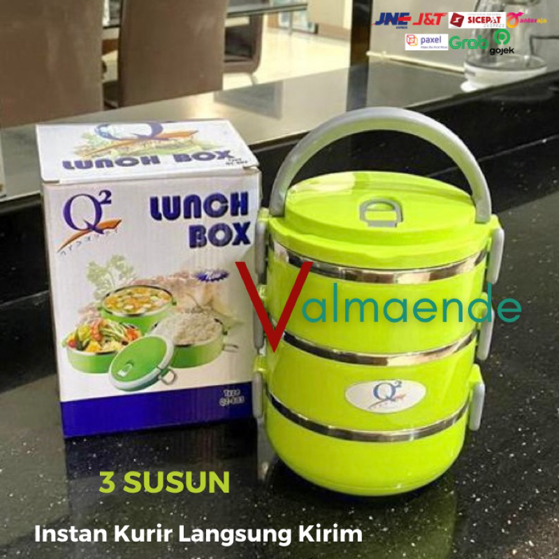 Rantang Susun Serbaguna Rantang 4 Susun GSF 3004 Lunch Box Susun Q2 603 Set Stainless Tepak Makan