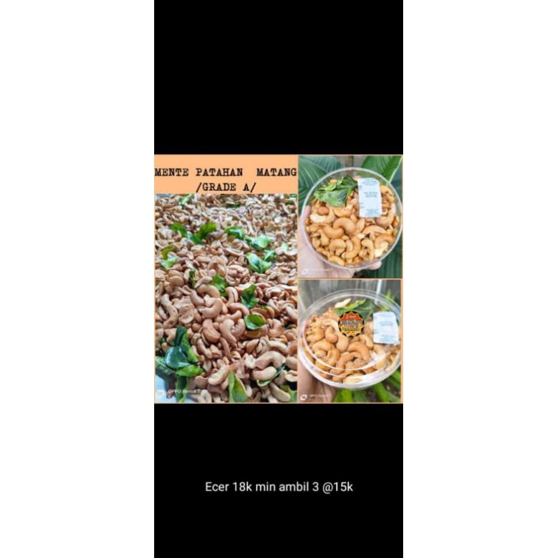 

kacang mete patahan