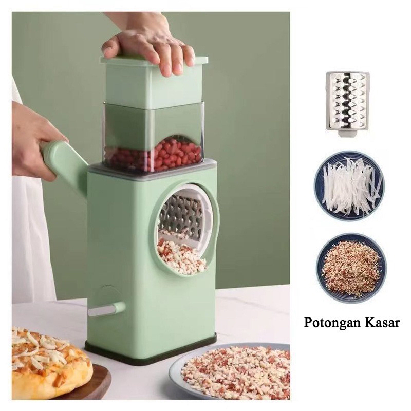 VEGETABLE CUTTER MACHINE MULTI FUNCTION / ALAT PEMOTONG SAYURAN / GILINGAN SAYUR / PARUTAN SERBAGUNA JRW0165