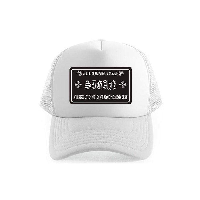 Topi Trucker KEREN - PUTIH