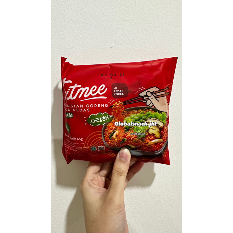 

FITMEE FIT MEE MI INSTAN GORENG RASA PEDAS K OREA WITH BAYAM