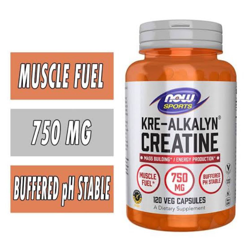 NOW Krealkalyn Creatine Ecer 1 kapsul