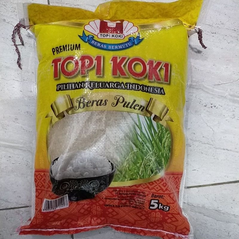

Topi Koki Beras Premium 5 kg