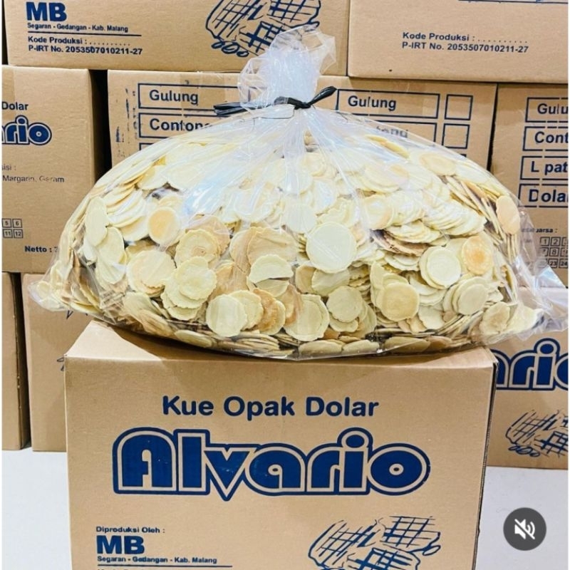 

Kue Opak dollar kemasan 200gram