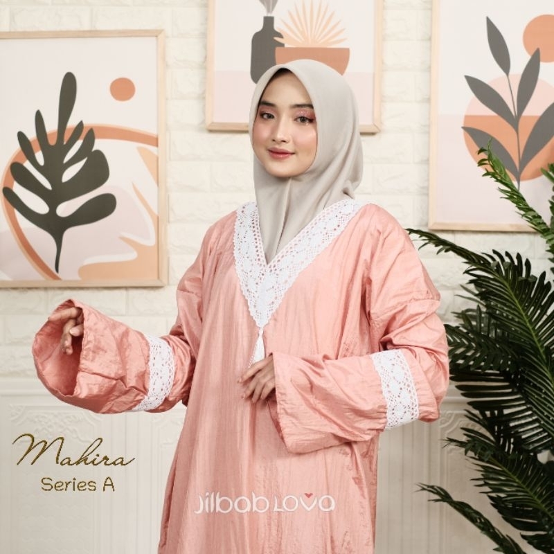 Mukena Mukenah Telekung Rukuh Abaya Sholat Dewasa Travelling Parasit Parasut Mahira Jokam Gading354