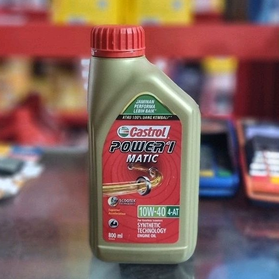 Oli Castrol Power 1 Scooter 10W/40 0.8L