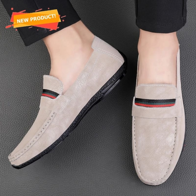 sepatu pria slip on kasual sepatu pria hitam sepatu pria casual sepetu pria keren