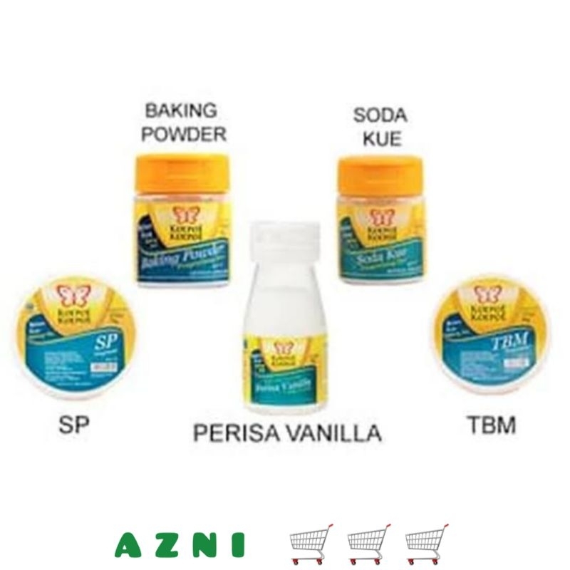 

Koepoe Koepoe SP/ TBM/ Soda Kue/ Baking Powder/ Perisa Vanila