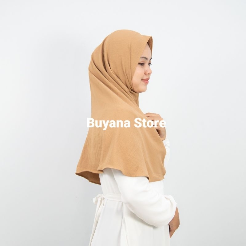 Hijab Bergo Instan Malay Crinkle Airflow