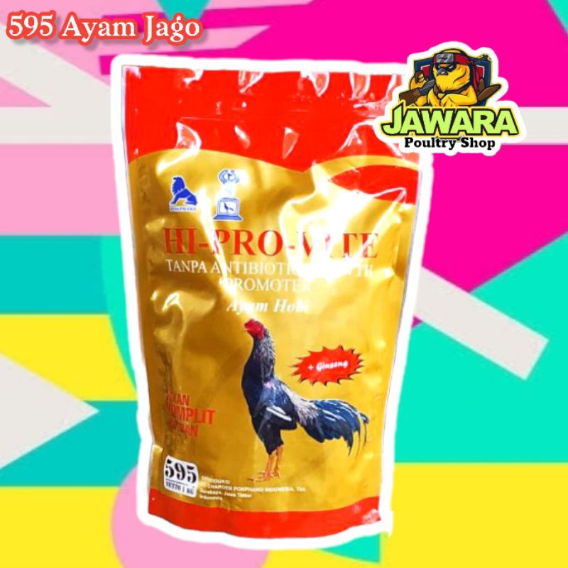 Pur Pakan Ayam Bangkok Hi Pro Vite 595 1Kg