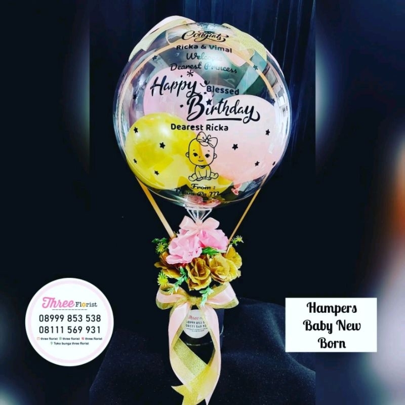baby hampers / box bunga balon / paket hadiah hampers bayi / hampers baby / hadiah ucapan baby newbo