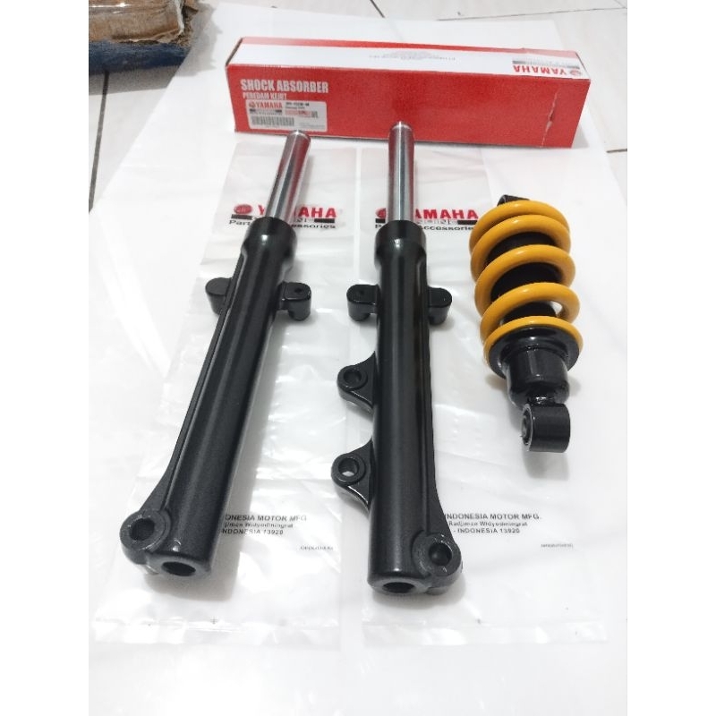 As shock tabung depan+shock breaker belakang jupiter mx king 2pv