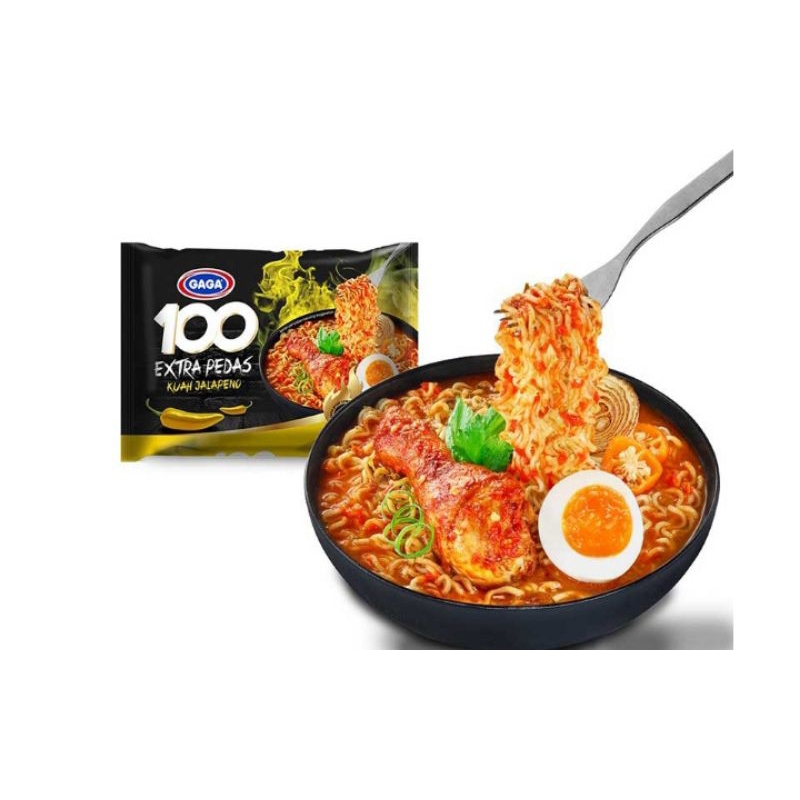 

Gaga Extra Pedas Mie Instan Kuah Jalapeno 75g