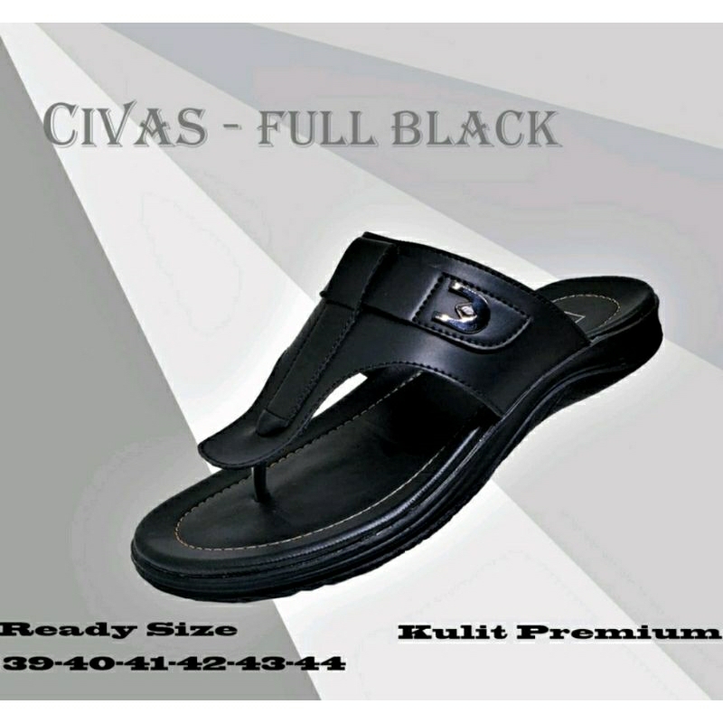 Sandal Slide Pria Kulit Brown-09/Sendal Slop Kokop Kasual Bapak2 Clasik 38-43, Original