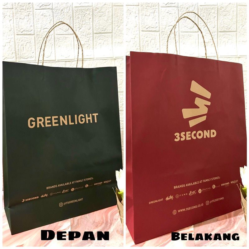 Paper Bag 3Second / Paper Bag GREENLIGHT Original Store