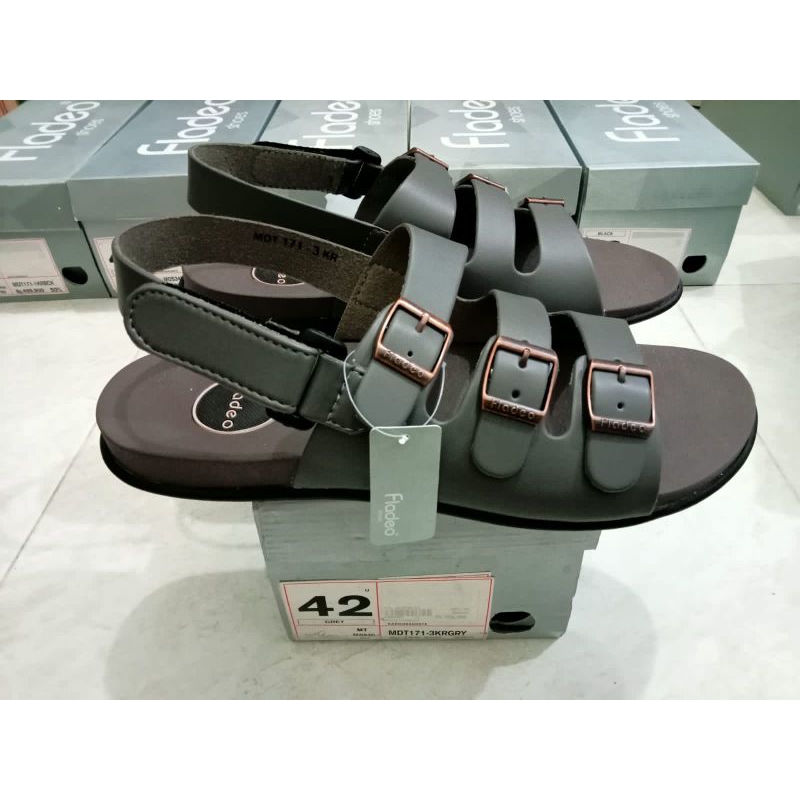 Sandal Pria Fladeo Tali Belakang size 40 41 42