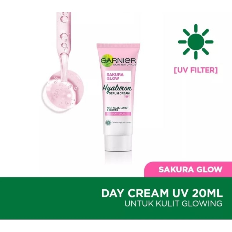 Garnier sakura glow day cream UV 40ml