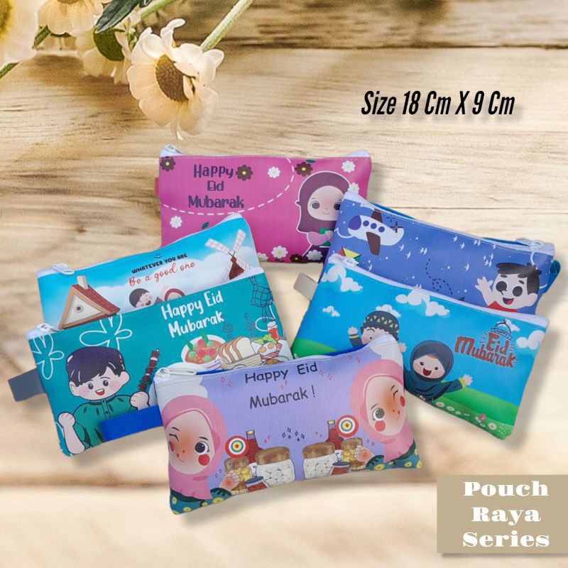 

[ 12 pcs ]POUCH RAYA SERIES TEMPAT UANG THR BISA JADI TEMPAT PENCIL