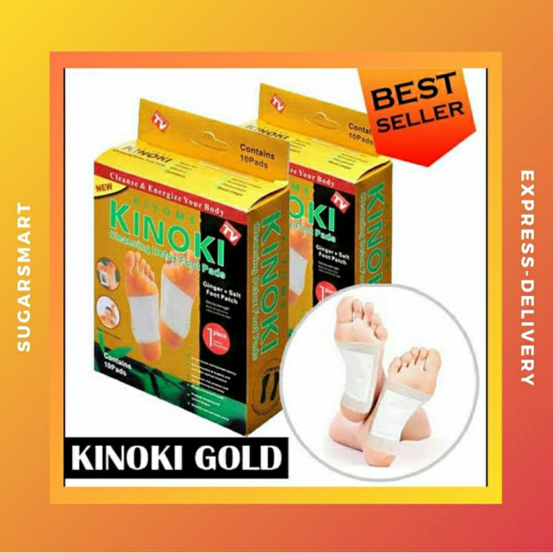 Kinoki Gold Detox Kaki 10pc Original exp 2025