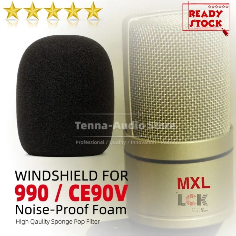 Busa mic microphone MXL 990 / CE90V Windscreen foam Pop filter condenser High Quality kompatibel oth