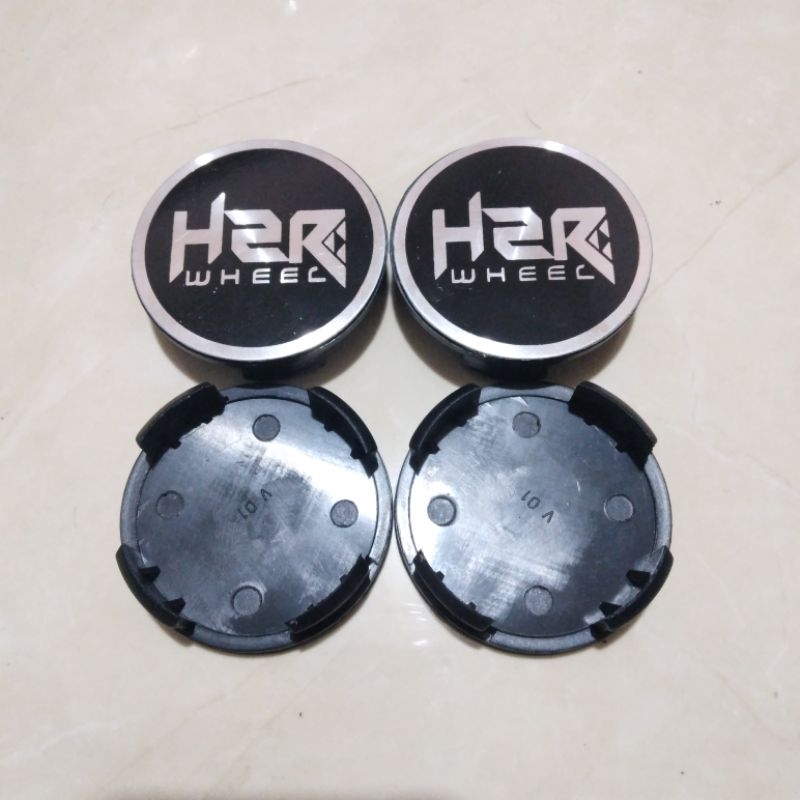 dop roda tutup velg variasi hzr diameter 6cm harga set Warna Chrome