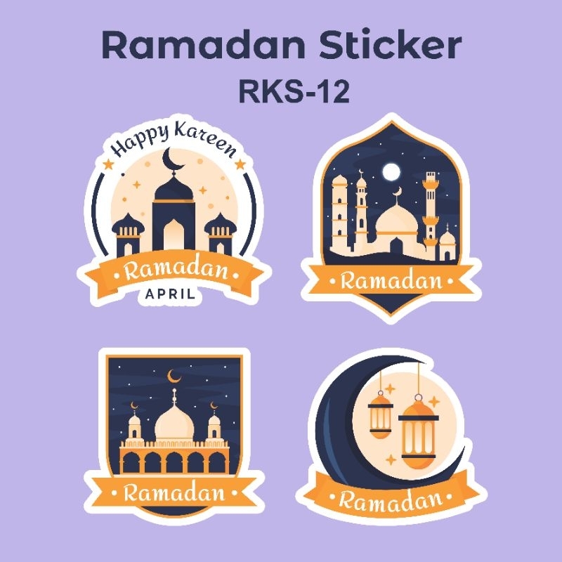 

Stiker Pola Ramadhan Kareem Waterproof Custom Sticker Segel Toples Kue Kering Idul Fitri Lebaran
