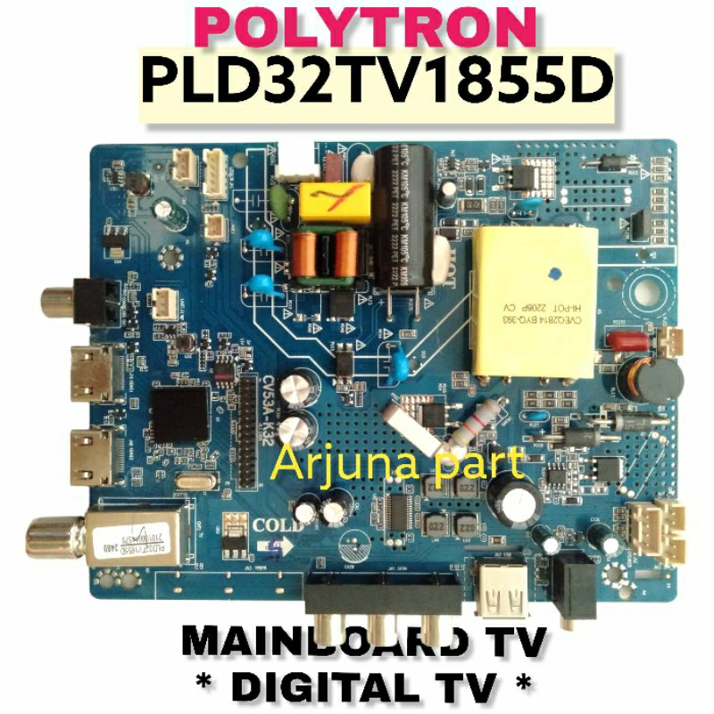 MAINBOARD PLD32TV1855D / MAINBOARD TV POLYTRON PLD32TV1855D / MAINBOARD 32TV1855D / MB TV POLYTRON P