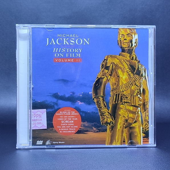 VCD MICHAEL JACKSON - HISTORY ON FILMVOLUME II ORIGINAL