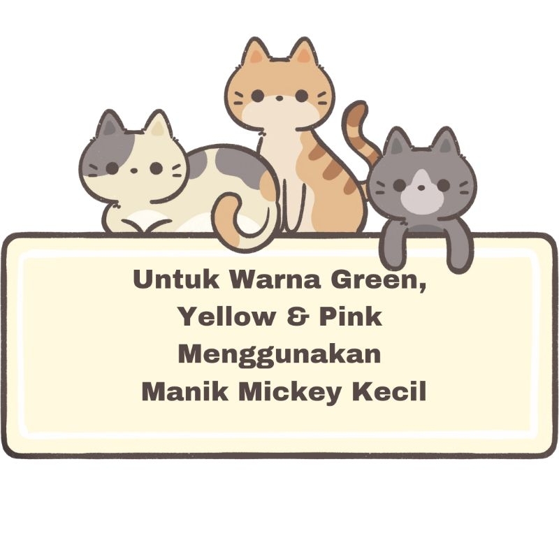 ELYE STORE | Kalung Kucing Custom Nama Pastel Series | Tali Prusik Request Nama