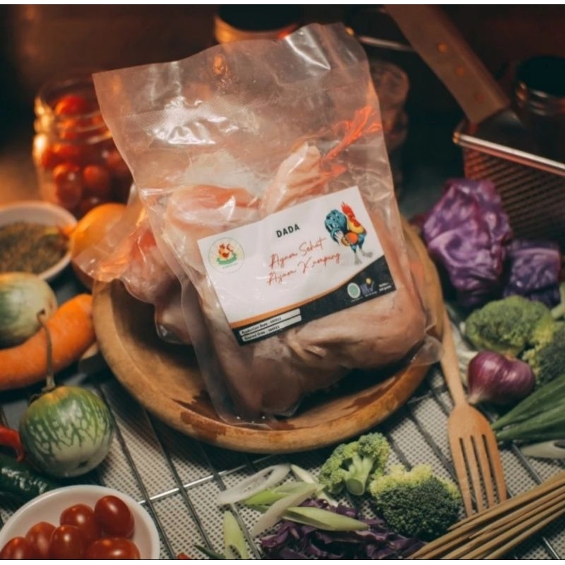 

Potongan Dada Ayam Kampung Asli Free Range