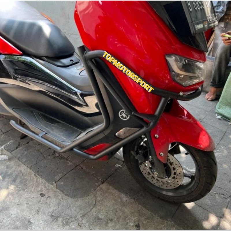 KAWAHARA CRASHBAR PROTECTOR TUBULAR NMAX NEW 2020 SAMPAI 2023 PIPA FULL BESI TEBAL ANTI GETAR KAWAHA