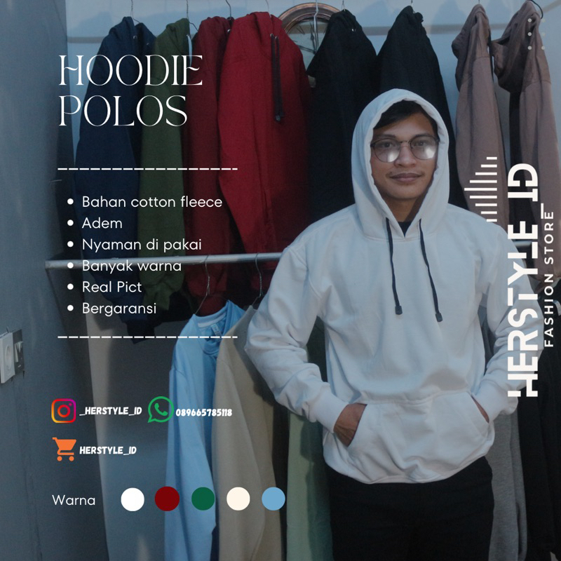 HOODIE POLOS UNISEX & OVERSIZE
