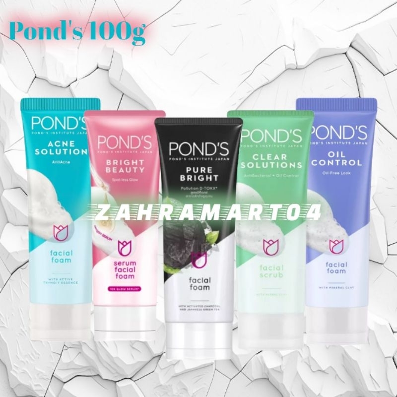 Ponds Facial Foam Pembersih Wajah 100 ml