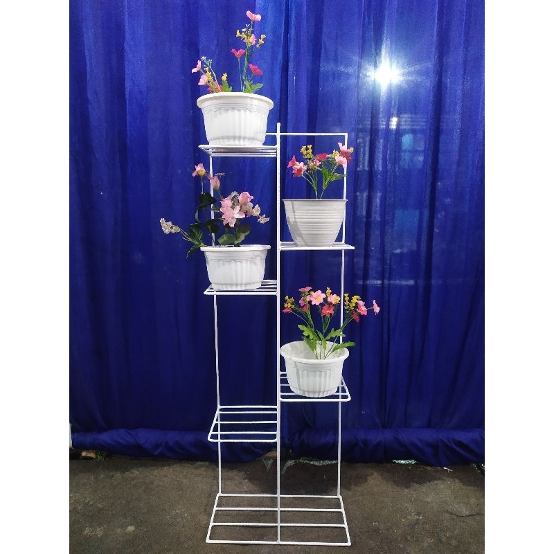 STANDING POT SUSUN 6 BESI SNI 6MM/RAK BUNGA/DEKORASI TAMAN/TEMPAT POT