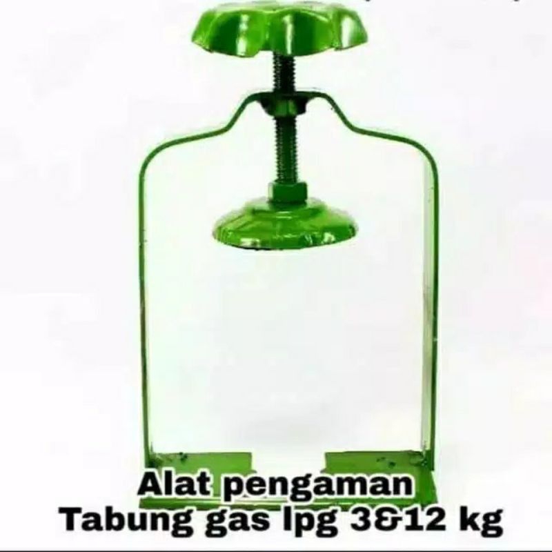 Pengaman Regulator Tabung Gas 3 kg - 12 kg subsidi non subsidi catok pengaman regulator tabung gas