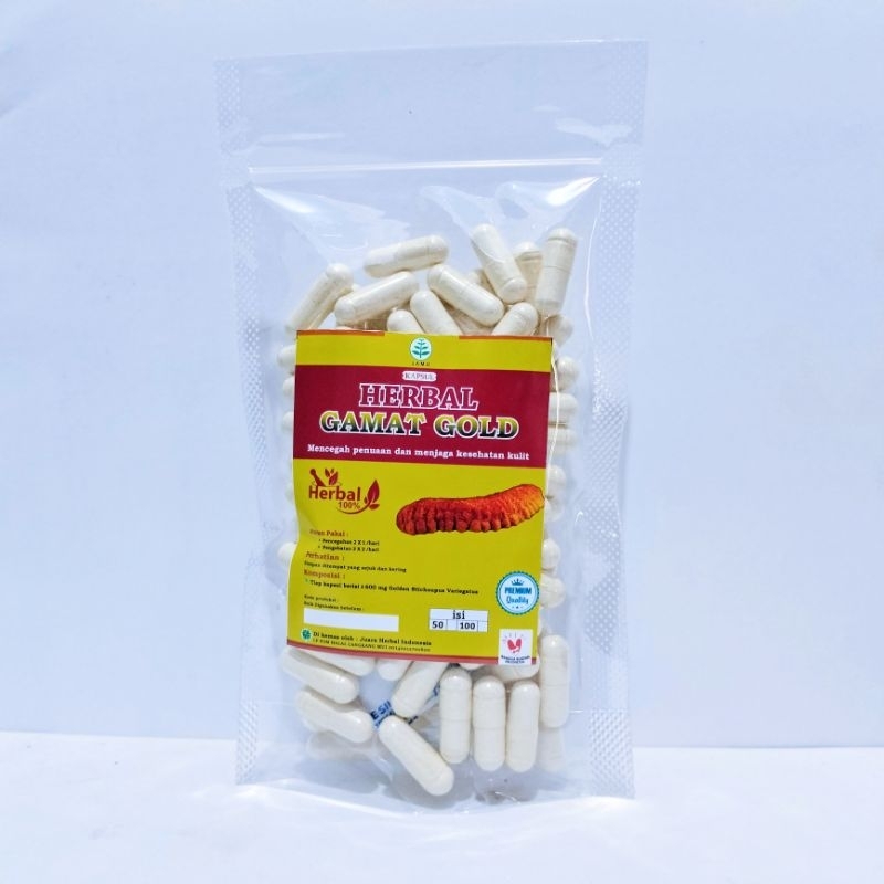 PROMO SUPER GAMAT EMAS KAPSUL 100 ISI 600MG CURAH