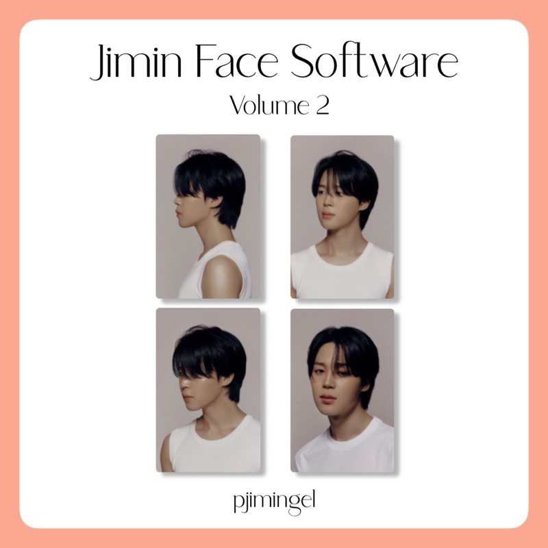 Photocard BTS Jimin Face Software Edition