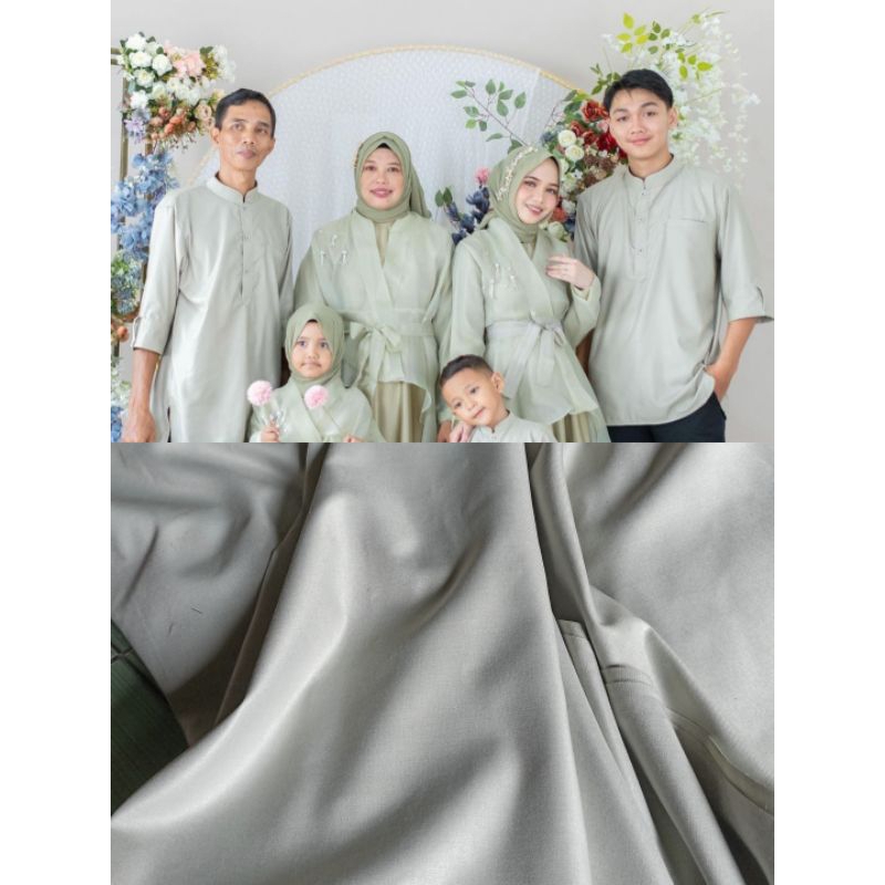 KAIN KATUN TOYOBO FODU Warna Sage Green viral muda TOYOBO TERBAGUS ROYAL 100% ASLI COTTON KUALITAS P