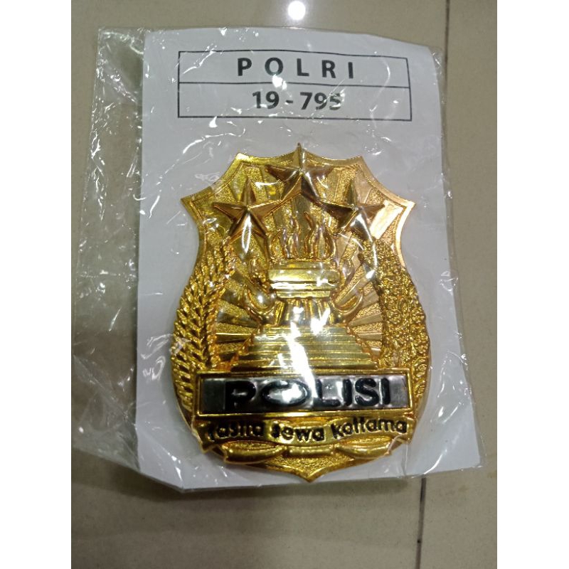 LENCANA KEWENANGAN POLRI JATAH