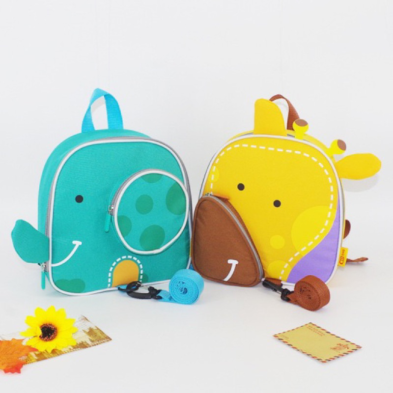 NAOMI - 3D Hikaru Animal Backpack -  Tas Ransel Anak Motif Animal Hewan 3 Dimensi - Tas Sekolah Premium - Tas anak Paud TK