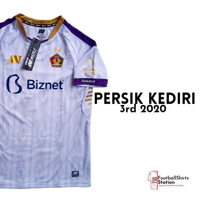 Jersey Persik Kediri 3rd 2020 Player Issue Boxset Size L Original Noij